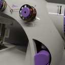 Magicfly Mini Sewing Machine with Extension Table, Dual Speed Portable Sewing Machine for Beginners with Light, Sewing Kit for Household Use, White