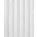 N&Y HOME Short Fabric Shower Curtain Liner 60 inches Long, Hotel Quality, Machine Washable, White Shorter Bathroom Curtains with Grommets, 72x60