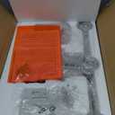 WILON Modern Bathroom Vanity Light, 3-Light Brushed Nickel Vanity Lighting with Hammered Glass Shade, Corrosion-Resistant for Bathroom Vanity, Bedroom, Hallway