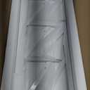 RedCall Floating Shelves for Wall,31.5 Inch Wall Mounted Shelves Set of 2,Long Board Shelves for Bedroom,Living Room, Bathroom & Kitchen Storage with Metal Brackets (White)