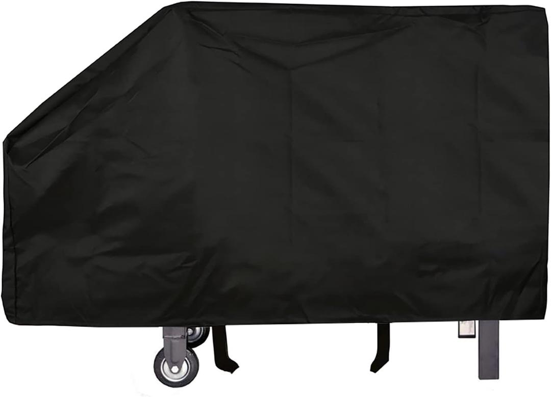 Waterproof BBQ Grill Cover, 600D Heavy Duty Polyester, UV & Snow Resistant, Fits for Blackstone 28 Inch Griddle & Camp Chef Flat Top Grill, 45" W x 23" D x 25" H, with Buckle Straps
