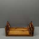 Acacia Wood Risers Display Stands Set of 3 - Wooden 3 Tier Cupcake Stand - 3 Tiered Riser for Vendors - Decorative Display Risers for Food Desserts Stand, Perfume, Funko POP at Party Wedding (Large)