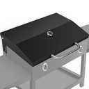 Okkbiys with Thermometer Griddle Lid for Blackstone 28 Inch Griddle, Upgrade for Blackstone Griddle Cover 28" 1517 1605 1853 1856 1839 2145 1803 1885 1983 1924 2094 Griddle Cover