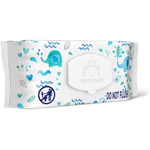 Amazon Brand - Mama Bear 99% Water Baby Wipes, Hypoallergenic, Fragrance Free, 72 Count