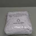 Cocktail Table Covers - 2 Pack 24"x 43" White Cocktail Table Tablecloth with Natural Wavy Round Skirt for Bar Wedding Party Banquet