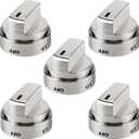5 Packs AEZ73453509 Stove Knobs Replacements for LG Stove, LG Oven Knobs Replacements Compatible with AEZ72909008 LRG3085ST LRG3095ST LRG3081ST LRG3091ST LRG3093ST