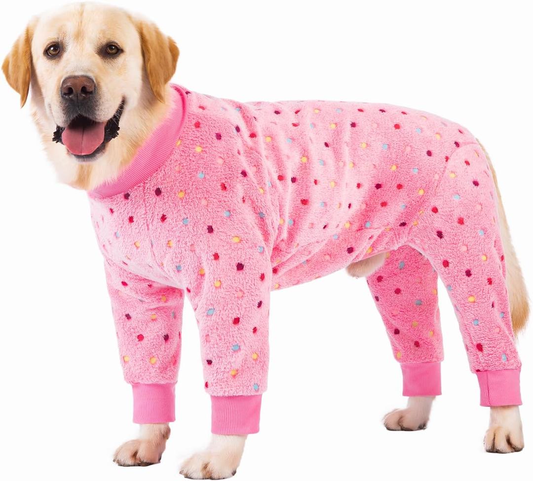 Dog Recovery Suit After Surgery Dog Onesie,Anti-Shedding Dog Pajamas,Dog Jumpsuit Coat Lightweight for Dog (Rose Pink) (28- Back Length:18",Chest Girth:24"-27")