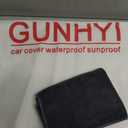 GUNHYI 16 Layers Hatchback Car Cover Waterproof All Weather, Universal Fit vw Golf, Honda Fit, Mazda 3, Toyota Corolla, Ford Fiesta/Focus, Nissan Leaf, Mini Clubman etc.