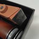 The Innovative Knife Sharpener - Patented Multi-Angle Premium Rolling Knife Sharpener with Extra Replacement Head for Chef's, Fruit, and All Steel Knives (Brown)