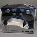 KOHLER 23218-G-BL Awaken 2-in-1 Multifunction Shower Combo Kit, Rotating Showerhead and Handshower Set, 1.75 GPM, Matte Black