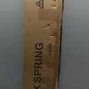 Queen Box Spring 7 Inch Low Profile Box Spring Queen Size Bed Base, 3000 lbs Black Heavy Duty Metal Mattress Foundation with Easy Clean Fabric Cover, Easy Assembly