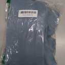 KOUFALL Blue Kitchen Window Curtains Over Sink,Small Blackout Short Rustic Farmhouse Dining Room Curtains 36 Inch Length,Gray Stone Blue