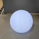 8-in LED Glowing Ball Light for Kid, 16 RGB Color Changing Globe Orb Night Light Mood Lamp w/Remote, Rechargeable Light Up Ball Dimmable Sphere Bedside Lamp, Great for Bedroom Garden Patio Party Decor