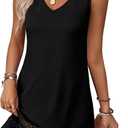 Summer Dresses for Women 2026 V Neck Sleeveless Lace Boho Dress Elegant Classy Spring Beach Vacation Outfits M