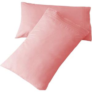 SONORO KATE Luxury Pillowcase Set Brushed Microfiber 1800 Bedding - Wrinkle, (Coral, 2 Pillowcases King)