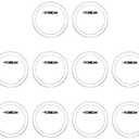 10 PCS 3 Inch Custom Buttons, Personalized Button Pins, Acrylic Blank Photo Buttons, Make Your Own Button Badge Maker DIY Crafts for DIY Crafts Supplies
