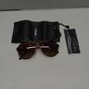 livho Trendy Polarized Aviator Sunglasses Women Men, Retro Sun Glasses for Women Men 2025, Oversized UV Protection Shades (Brown Tortoise/Brown)