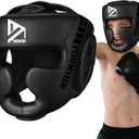 Youth Kids Boxing Headgear, MMA Training Sparring Safety Head Guard, Boxing Head Gear Helmet for Training Kickboxing Sparring Karate Taekwondo Muay Thai, Size Small
