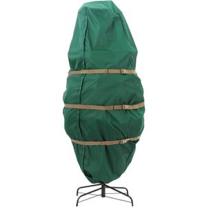 Covermates Keepsakes Upright Christmas Tree Storage Bag  Heavy-Duty Holiday Closet Cover Trees  Durable 300D Polyester with Cinch Straps & Zipper Access  Christmas Tree Bags Storage, Green (45W x 94H)