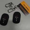 TANDRIVE Key Fob Cover for (5 Buttons) Honda 2026 2025-2022 Civic Accord CR-V HR-V Pilot and 2026 Passport, Silicone, 2-Pack, Black