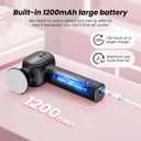 Cordless Electric Foot Callus Remover, 2-in-1 Rechargeable Callus Remover & Nail Polisher, 6 Speeds with 40 Sanding Heads, 1200mAh Long-Lasting Battery, Ergonomic Handle for Home & Travel Use