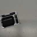 RFUNGUANGO AirPods Pro 3 Case (2025) with Safety Lock and Automatic Pop-up, Compatible with Airpods Pro 3rd Generation Case, Magnetic Lid, Compatible MagSafe, Hard Shockproof Protective Case,Black