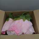 3pc Giant Flowers for Decoration - Indoor Outdoor Decor Huge Paper Flower, Realistic Faux Rose Flowers for Wedding, Birthday, Home Decor, Photography Props, Mall Display, Party Background Decor (Pink)