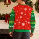 RAISEVERN Christmas Sweatshirt for Men Women Funny Pullover Xmas Top