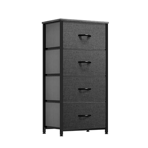 YITAHOME Storage Tower with 4 Drawers - Fabric Dresser, Organizer Unit for Bedroom, Living Room & Dresser with 4 Drawers - Storage Tower Unit, Fabric Dresser for Bedroom, Living Room