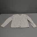 Gymboree Baby-Girls and Toddler Long Sleeve Button Front Cardigan (4T, White Pointelle)