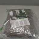 LAMIT Taupe Linen Curtains 90 Inch for Living Room, Back Tab and Rod Pocket Linen Textured Farmhouse Curtains Light Filtering Drapes for Bedroom/Dining Room, Set of 2, 52 x 90 Inch