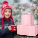 COTOPHER Small Gift Boxes 25 Pack 6x6x6 inches Pink Gift Boxes with Lids for Gifts, Crafting, Wedding Party Favor, Cupcake Boxes, Candy, Bridesmaids Proposal Box with Ribbons and Stickers
