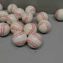 Mini Baseball Stress Balls 20 Packs Mini Baseball Foam Small Foam Squeeze Anxious Toy Sports Stress Ball for Kids School Carnival Reward Baseball Party Decorations Supplies