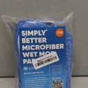 3-Pack Cinch Mop Replacement Heads, Microfiber Mops for Floor Cleaning - Wall Mop with Reusable Washable Pads, Compatible with Cinch Mop - Microfiber Wholesale