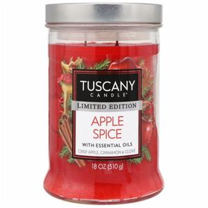 Tuscany® Limited Edition Apple Spice Scented Jar Candle
