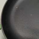 Larder & Vine Enameled Cast Iron Skillet | 10.25 inch Cast Iron Pan | Saute Pan with Pour Spouts | Enamel Coated Cast Iron Skillet | Compatible on All Cooktops & Oven Safe to 500° F | Okra