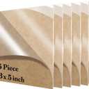 Lesnlok 6 Pieces 3 x 5 Acrylic Sheet1/8 Thick 3mm Plexiglass Sheet, for Sign, Craft, Photo Frame, DIY Display Projects (6, 3 x 5 x 1/8)