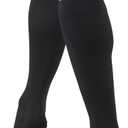 Truform 20-30 mmHg Compression Stockings for Men and Women Knee High Length Closed Toe, Black, Large