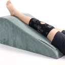Leg Elevation Pillows for After Surgery, Memory Foam Knee Pillow for Knee Replacement Surgery, Leg Pillow Surgery Recovery Equipment for Sciatica Lower Back Hip Ankles