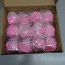 12 Pcs Cupcake Ornaments Set Christmas Hanging Christmas Tree Foam Cupcake Pastel Mini Dessert Ornaments for Xmas Tree Decoration Party Supplies (Pink Cupcakes)