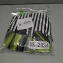 IDOPIP Kids Girls Halloween Costume Black and White Striped Costume Suit Clown Tutu Dress Headband Outfits for Photo Shoot (6-7 Years, Green)