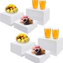 Display Riser, 6-Piece Riser Hollow Bottom, Catering Supplies Buffet Stand, Dessert & Cake Display Stand
