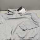 Auxo Mens Quarter Zip Pullover Fashion Quilted Hoodies Long Sleeve hooded Sweatshirt with Pocket Size XL