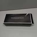 WONDERWAY Women Slingback Flat Pointed Toe Shoes for Dressy,Casual,Work,Wedding (9, Silver)