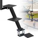 3 Step Boat Trailer Steps, Heavy Duty 450 LBS Capacity, Boat Steps with Handle Non Slip Boat Ladder Trailer Tongue Step, Universal Fit Bass Boat, Pontoon Boat, Hunting Boat