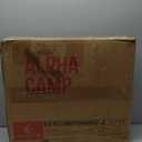 GREEN PARTY Stadium Seat for Bleachers Portable Outdoor Floor Folding Stadium Chair with Armrest, Back Support, Cup Holder, Mesh Bag and Hide Hooks (Black Red 2)