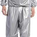 Heavy Duty Sauna Suit for Weight Loss Men Women Anti-Rip Sweat Suit Gym Fitness Exercise Workout, 4X-Large
