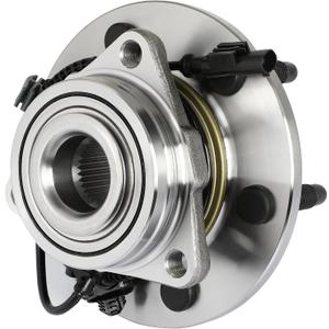 ECCPP 515096 Front Wheel Hub Bearing Assembly for Chevy Avalanche, Silverado, Suburban, Tahoe, Cadillac Escalade, GMC Yukon Sierra 1500 4X4 4WD 6 Lug Left Or Right W/ABS