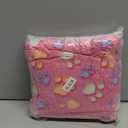 YUEPET Waterproof Dog Blankets, 2 Pack Washable Dog Blankets for Bed Couch Sofa Protector Fleece Flannel Puppy Blanket Soft Plush Reversible Throw Blanket for Small Medium Dog Cat 30"20"(Purple+Pink)