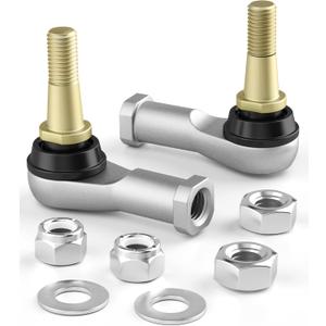 Tie Rod End for EZGO TXT, 2PCS Golf Cart Ball Joint Accessories Right and Left On Steering Gear Fits 2001-UP EZGO TXT Electric & Gas, OEM# 70902-G01 70902-G02 for Driver & Passenger Side